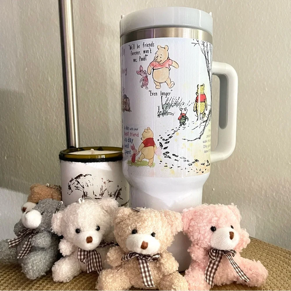 Disney Winnie the Pooh Quotes Climbing Tree 40 oz Tumbler/Water bottle/Mug GIFT